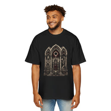 Cathedral Triptych Heavy Oversized Gothic Tee