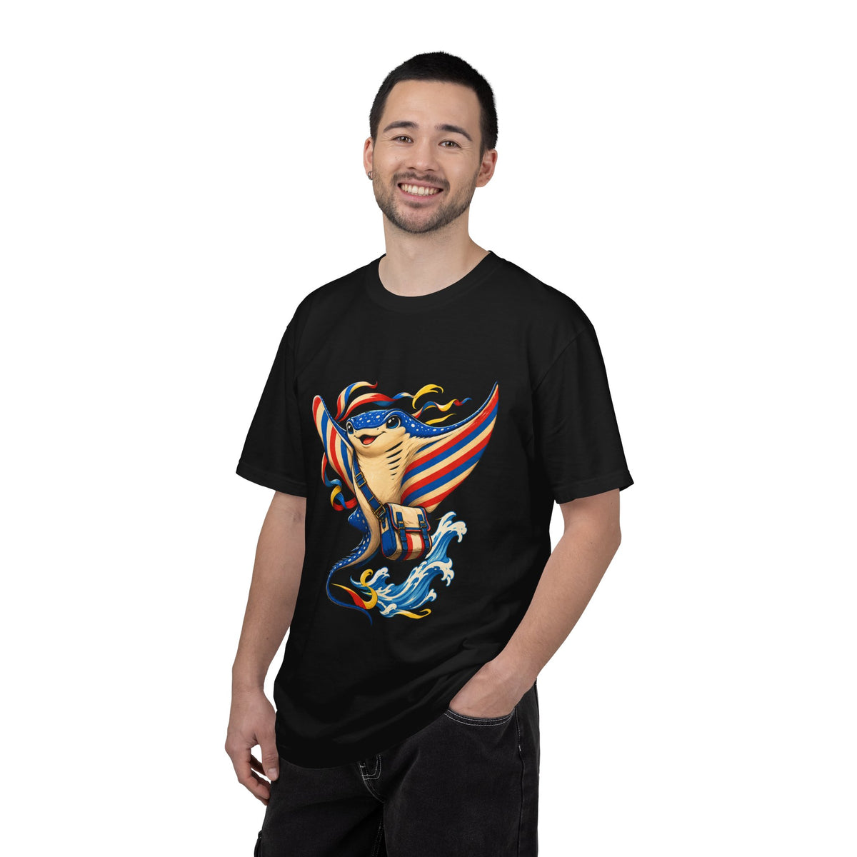 Deck Stripe Stingray Courier Graphic Tee