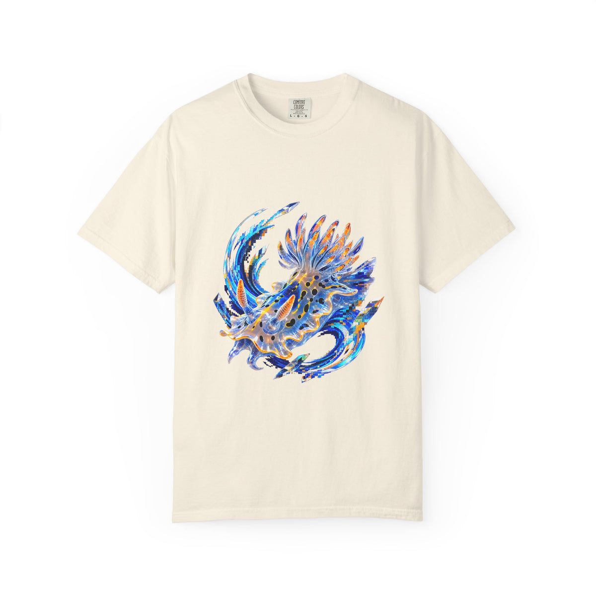 Glitch Glass Nudibranch Graphic Tee