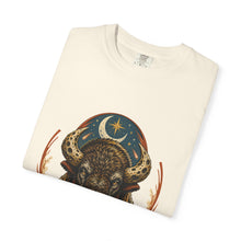 Woodcut Meteor Bison Graphic Tee