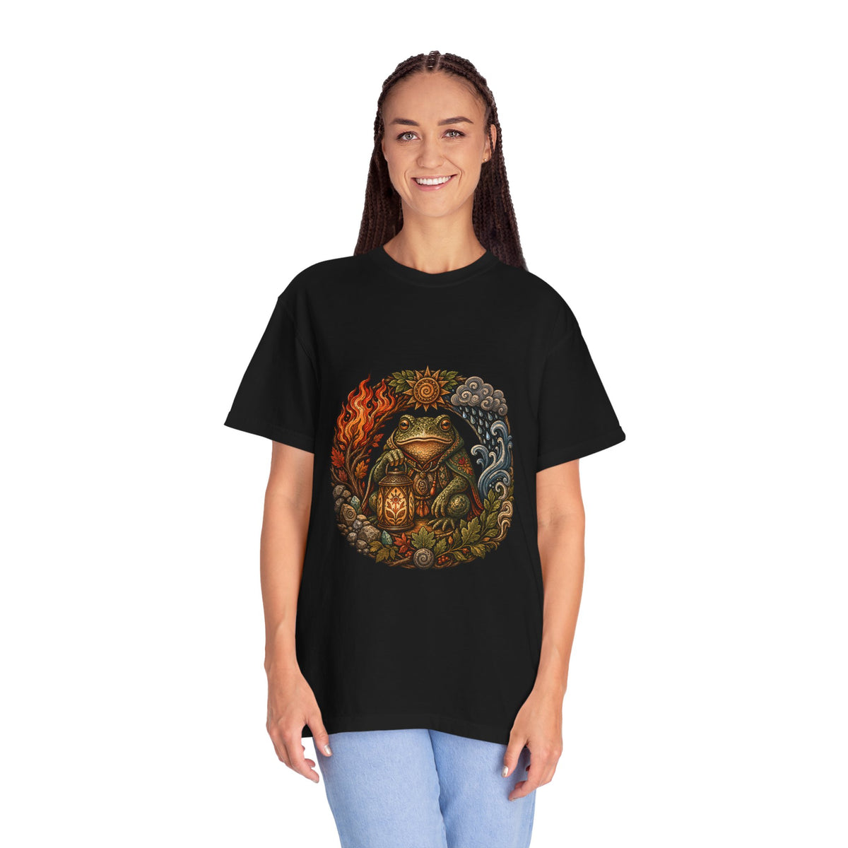 Elemental Folk Toad Lantern T-Shirt Graphic