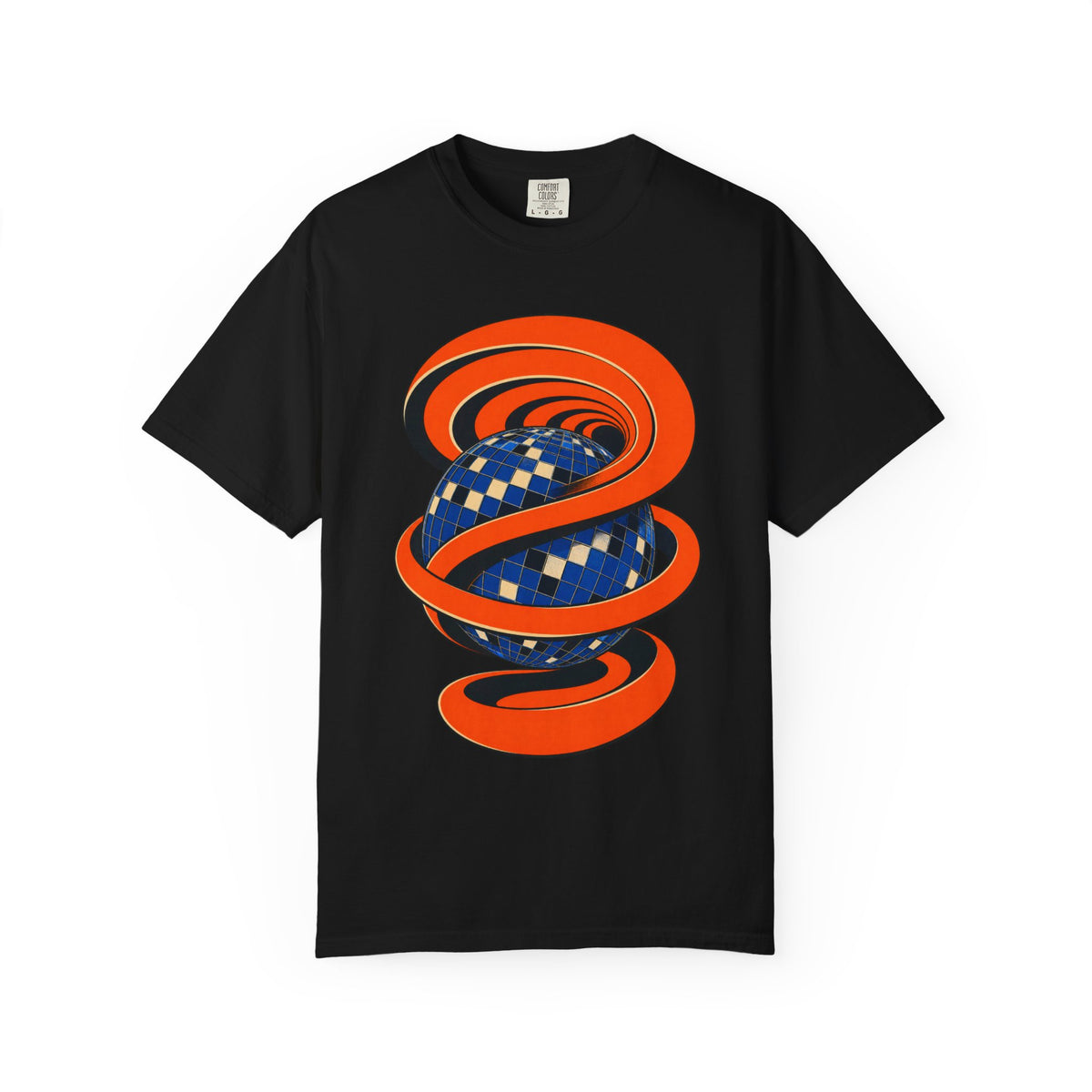 Cobalt Disco Vortex Graphic Tee