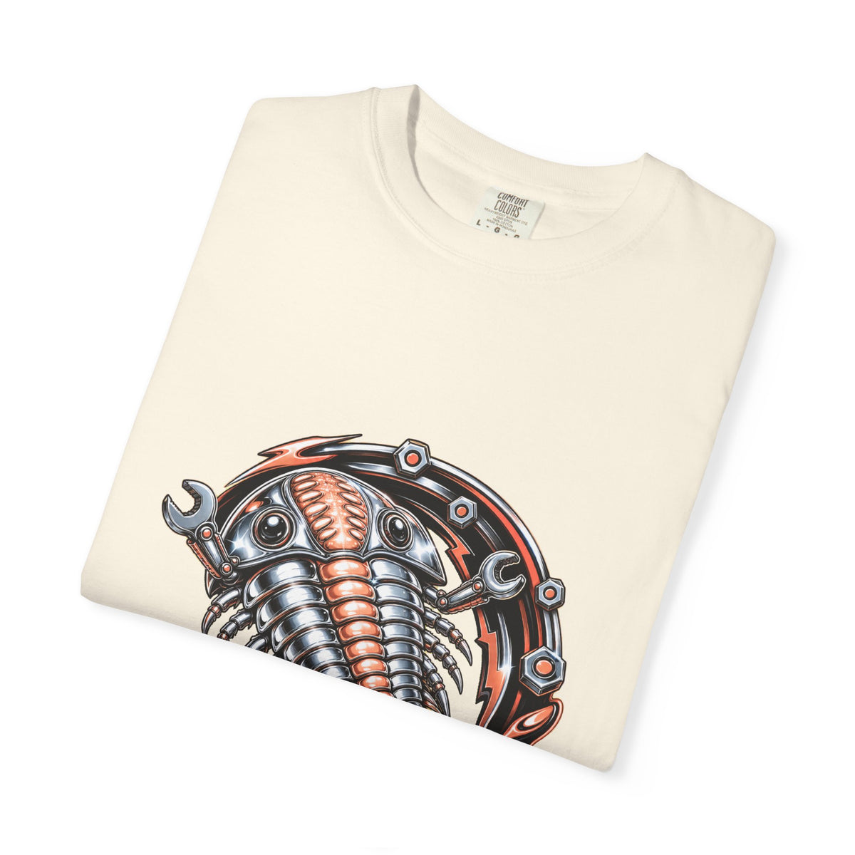Chrome Peach Trilobite Mechanic Graphic Tee