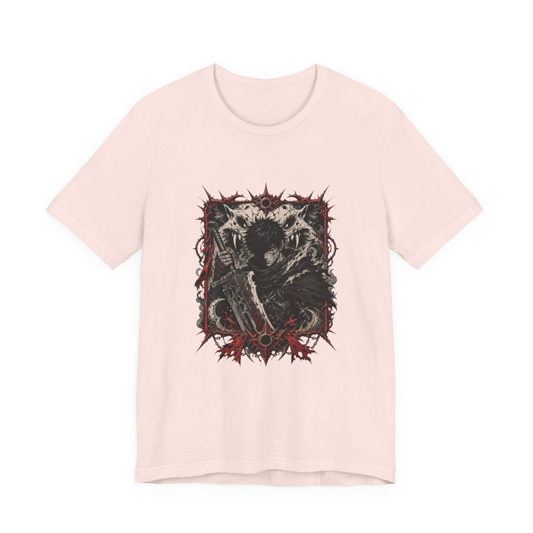 Iron Wolf Swordsman T-Shirt Graphic