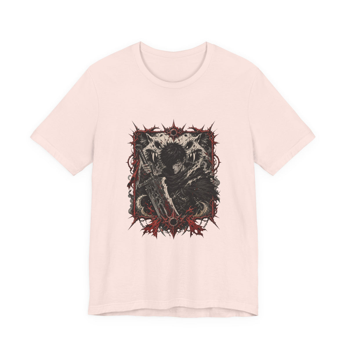 Iron Wolf Swordsman T-Shirt Graphic