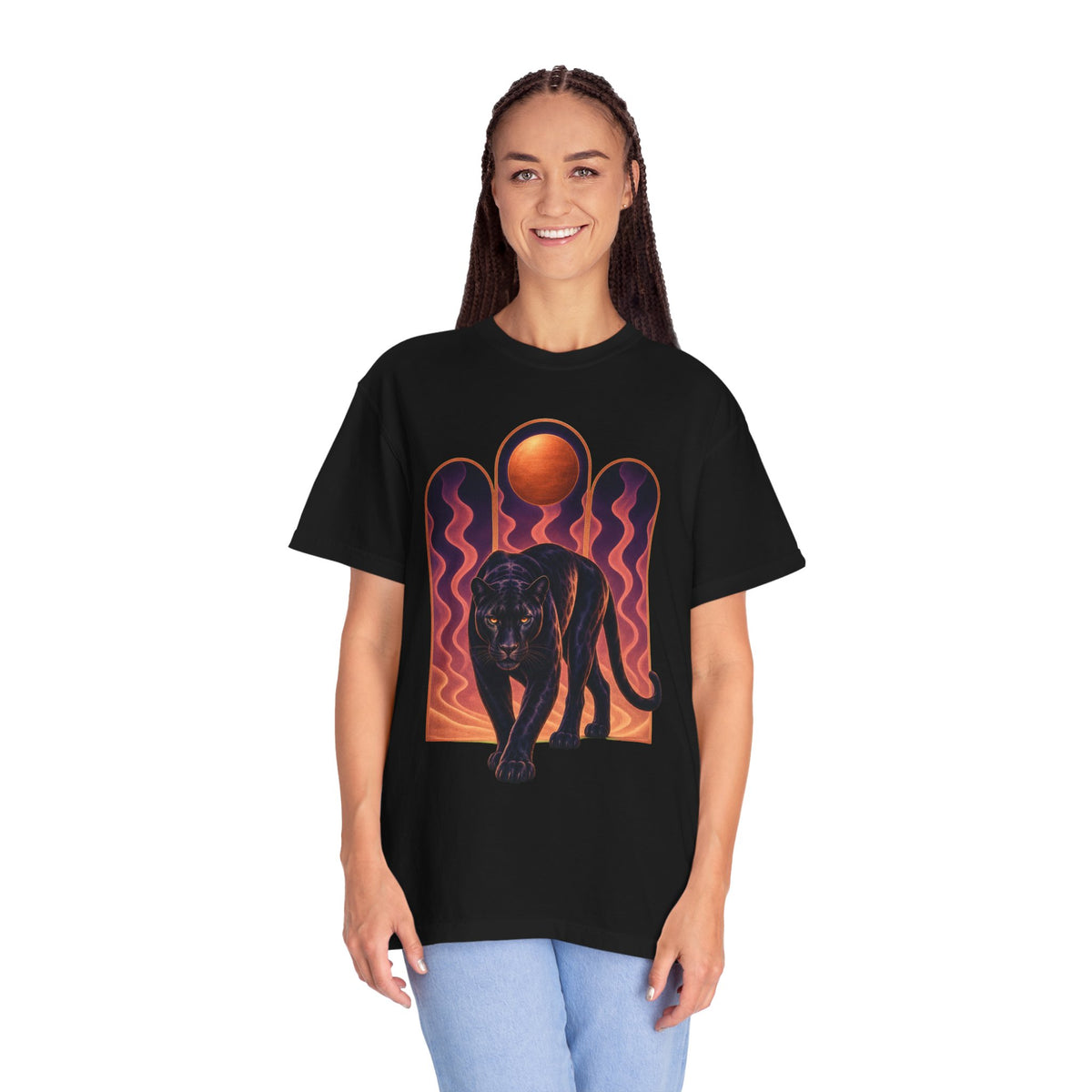 Mirage Panther Desert Airbrush Graphic Tee