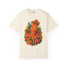 Psychedelic Persimmon Squid Graphic Tee
