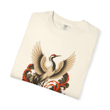 Tattoo Flash Volcano Crane Graphic Tee