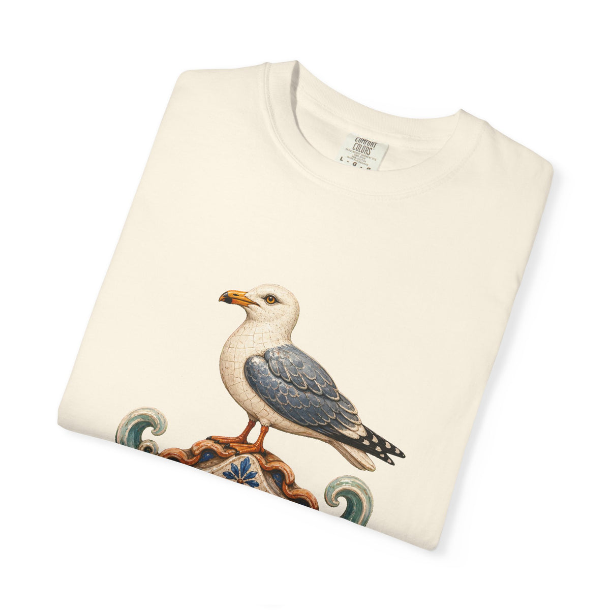 Coastal Ceramic Gull Shrine Graphic Tee
