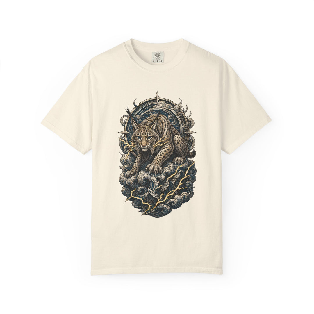 Woodcut Storm Lynx Graphic Tee