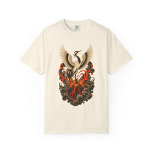 Tattoo Flash Volcano Crane Graphic Tee