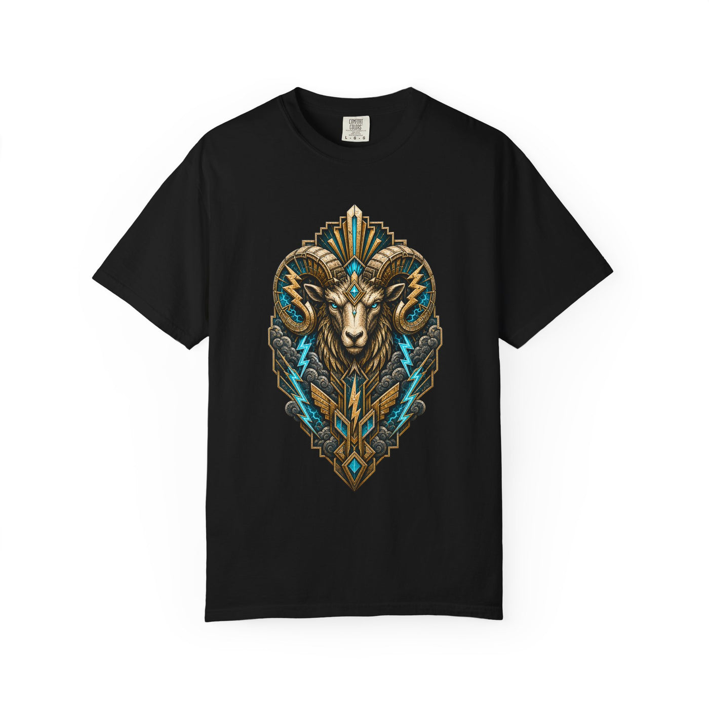 Deco Thunder Ram Totem T-Shirt Graphic