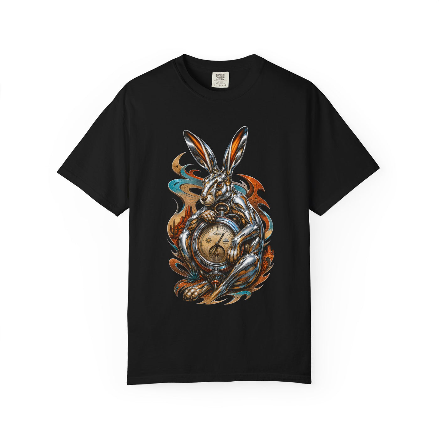 Chrome Desert Barometer Jackrabbit T-Shirt Graphic