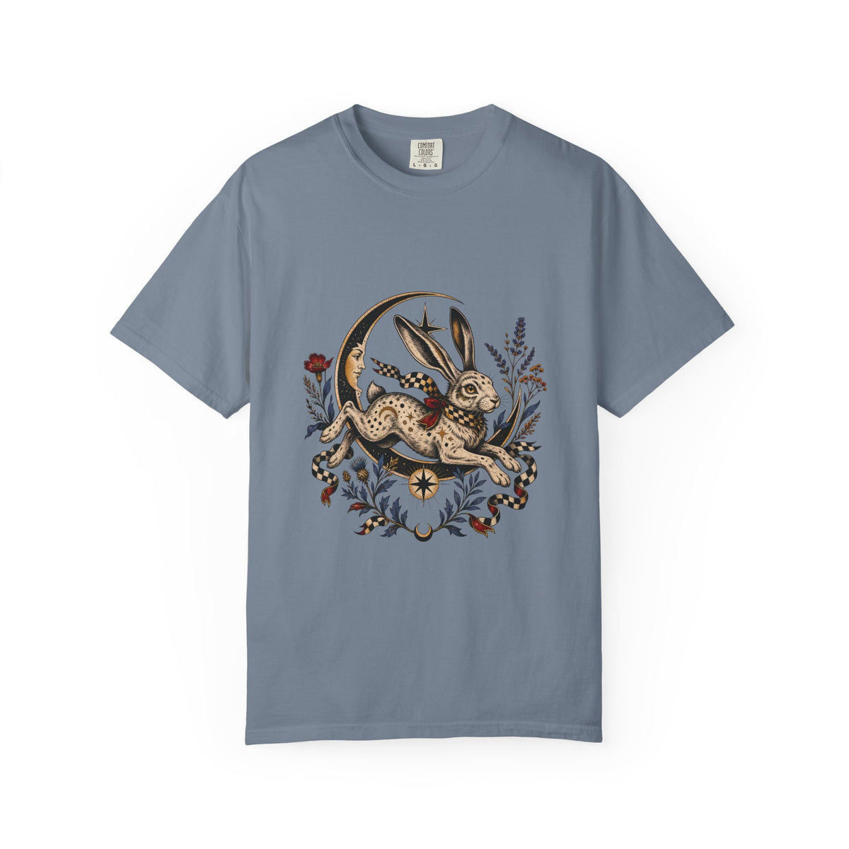 Moon Hare Tattoo Flash Graphic Tee