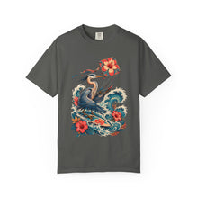 Hibiscus Surf Kite Heron T-Shirt Graphic