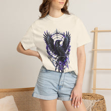 Glitch Gothic Raven Astrolabe Graphic Tee