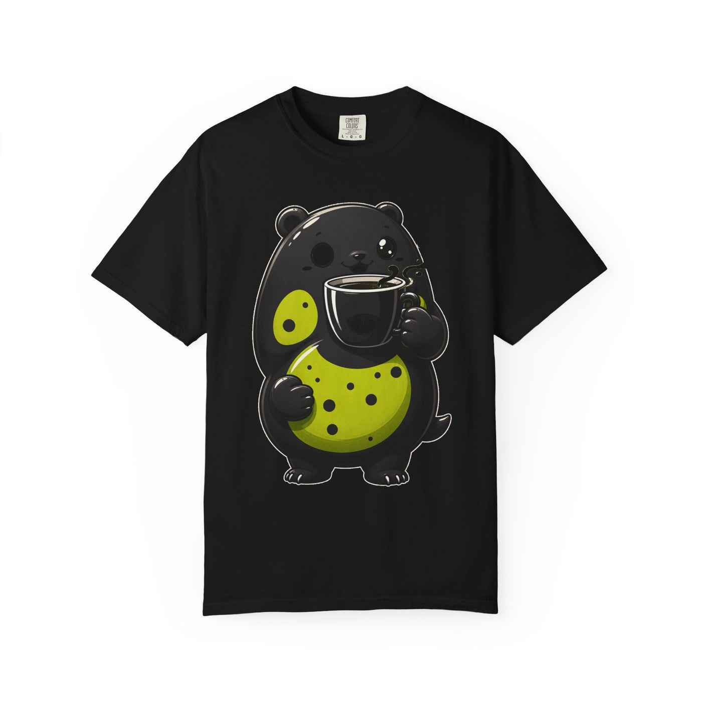 Cozy Coffee Bear T-Shirt Graphic
