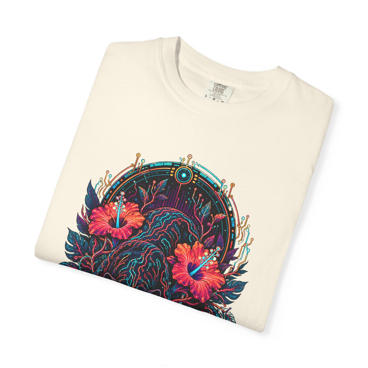 Neon Circuit Panther Graphic Tee