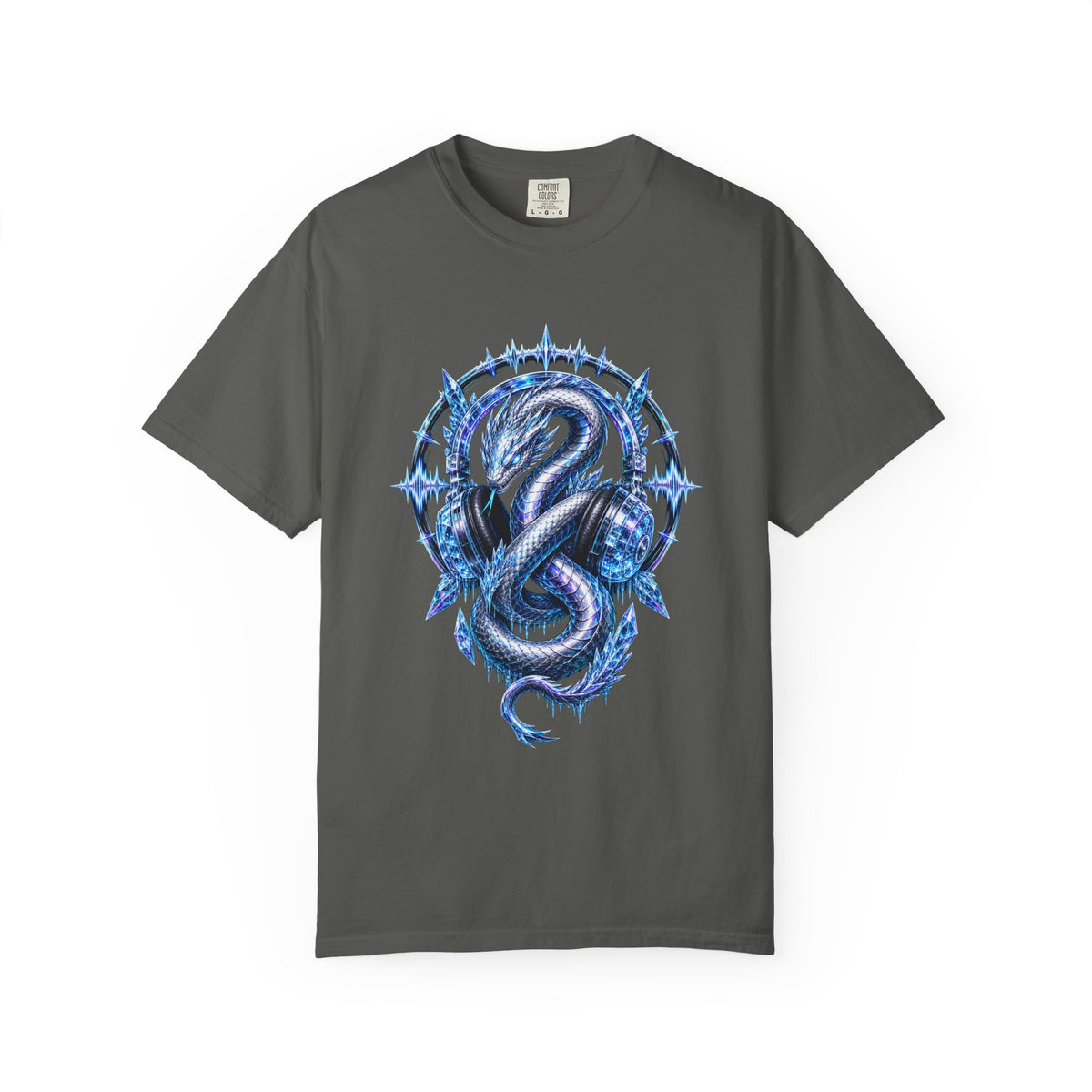 Y2K Frost Serpent Graphic Tee