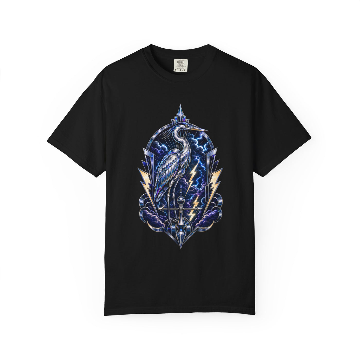Chrome Weather Heron Storm T-Shirt Graphic