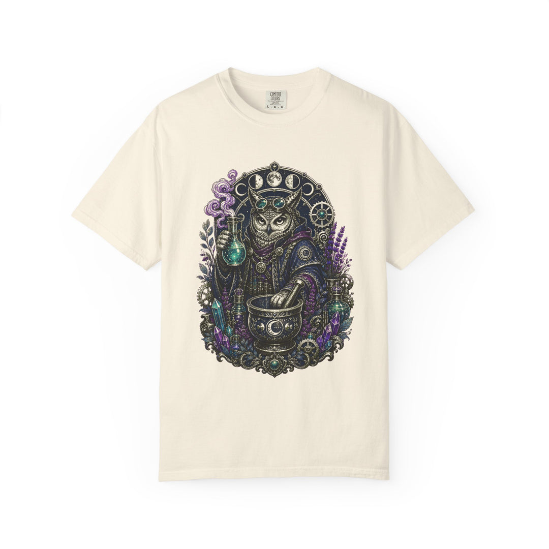 Nocturne Owl Apothecary T-Shirt Graphic