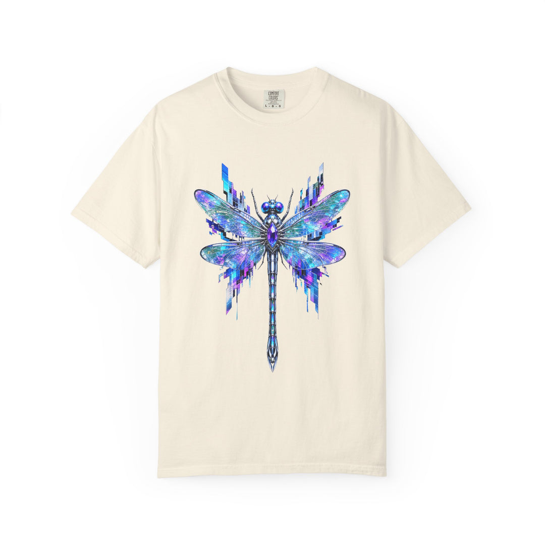 Glitch Glass Dragonfly Graphic Tee