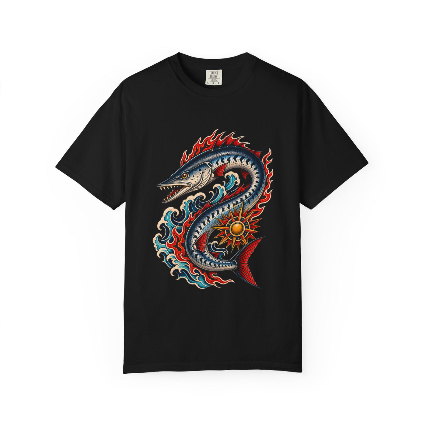 Fire Red Barracuda Graphic Tee