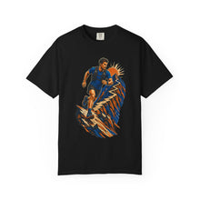 Ridge Descent Trail Runner Linocut Graphic Tee