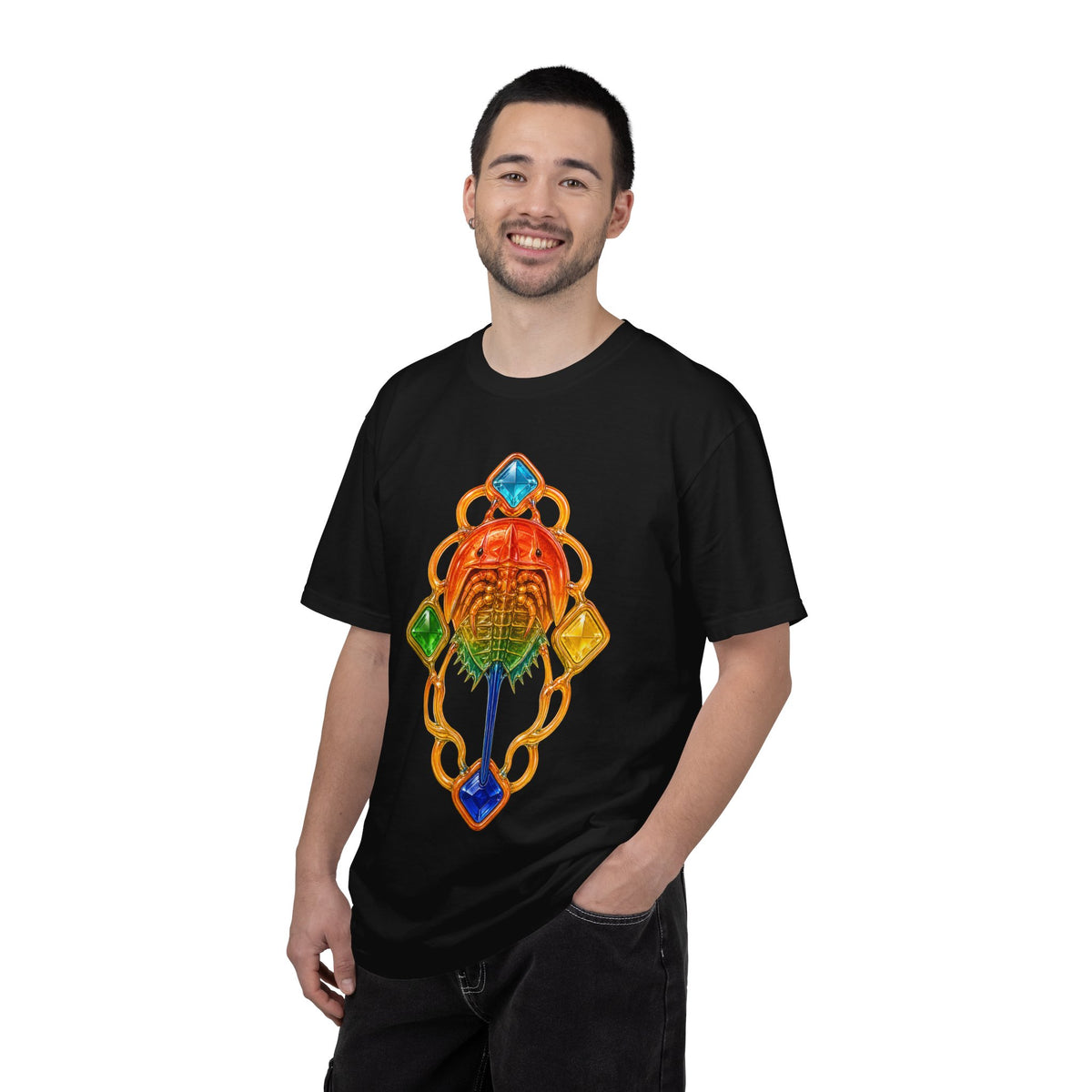 Gummy Prism Horseshoe Crab Amulet Graphic Tee