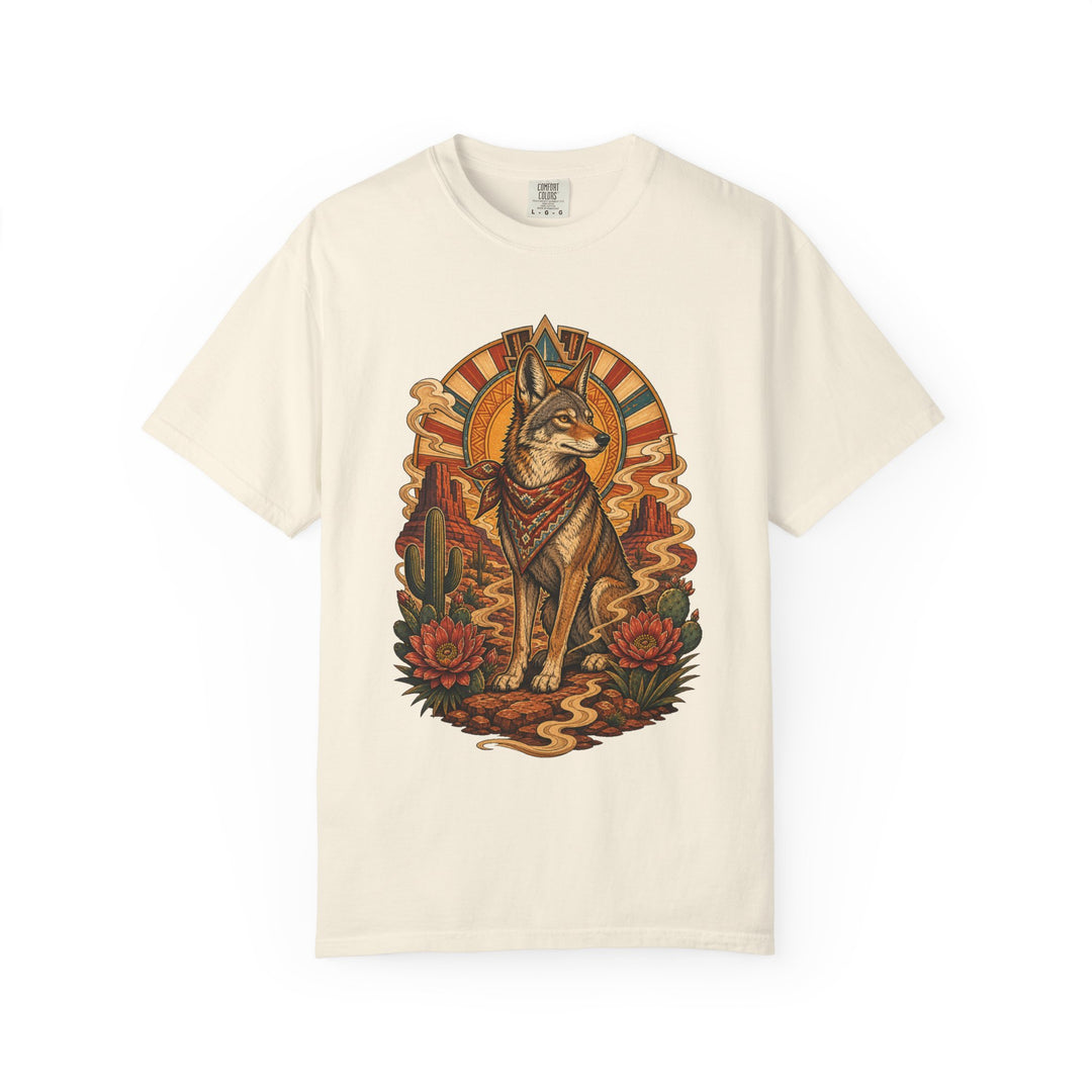 Desert Coyote Neo Deco T-Shirt Graphic