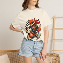 Checkerboard Alley Fox Cyclist T-Shirt Graphic