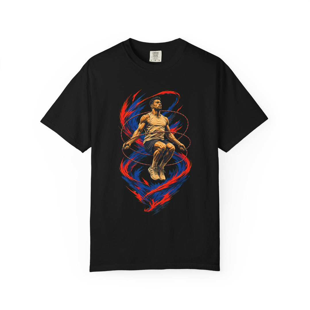 Speed Rope Cyclone Neo-Brutalist Graphic Tee