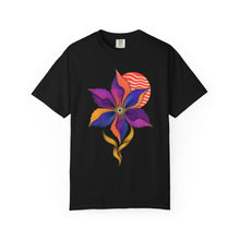 Solar Orchid Mirage Abstract Floral Graphic Tee