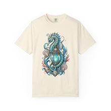 Aquamarine Seahorse Lantern Graphic Tee