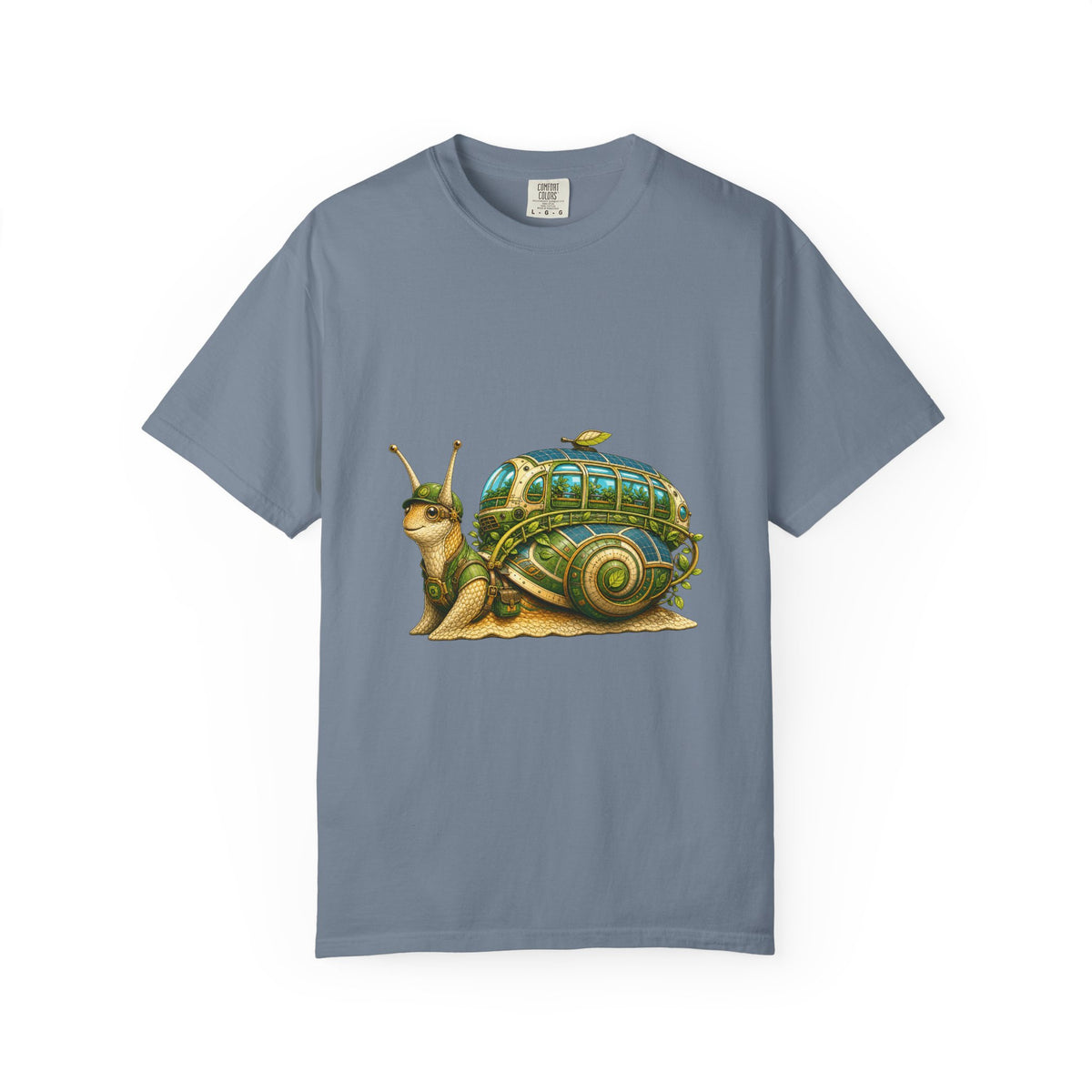 Solarpunk Snail Transit Graphic Tee