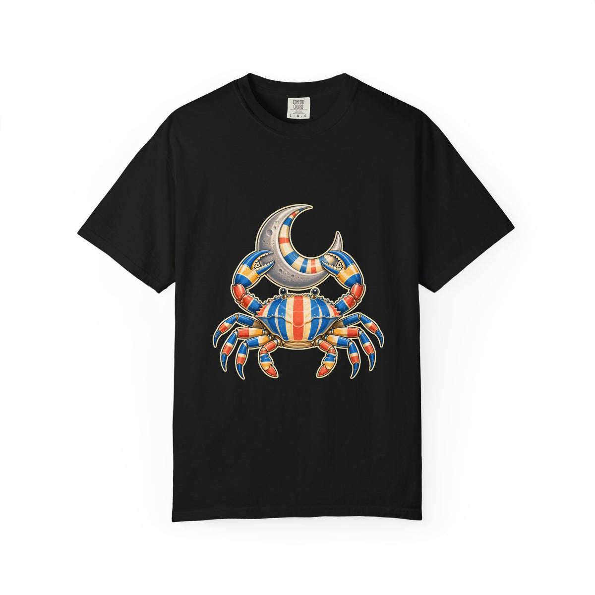Deck Stripe Moon Crab Graphic Tee
