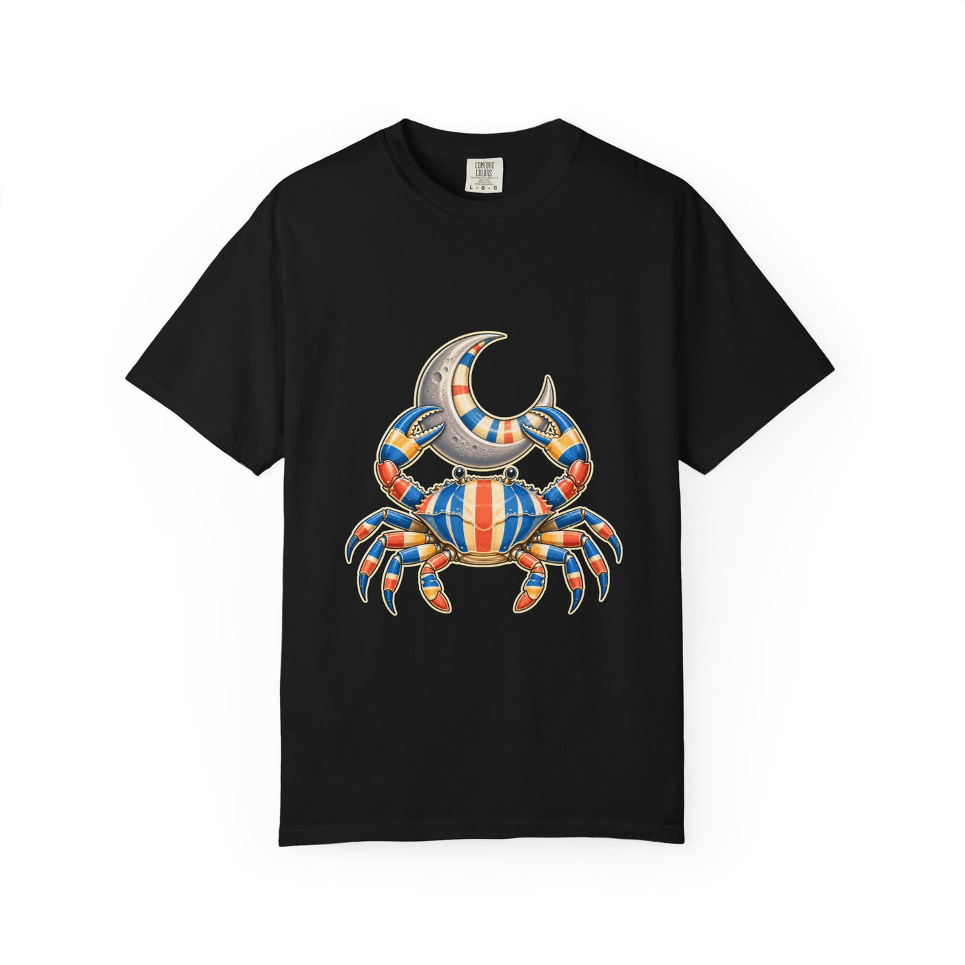 Deck Stripe Moon Crab Graphic Tee