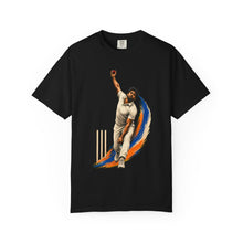 Fast Bowler Release Linocut Cricket Graphic Tee