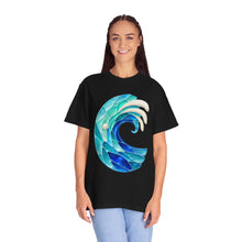 Electric Sea Glass Wave Graphic Tee
