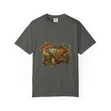 Solarpunk Persimmon Tortoise Graphic Tee
