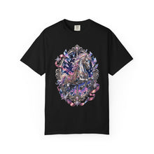 Chrome Carousel Horse Baroque T-Shirt Graphic