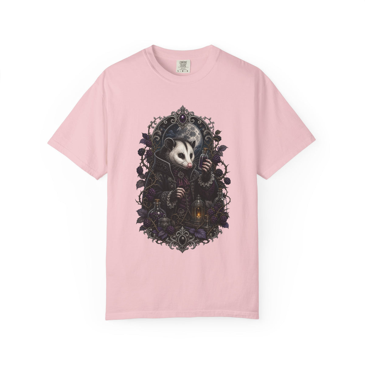 Gothic Blackberry Opossum Alchemist Graphic Tee