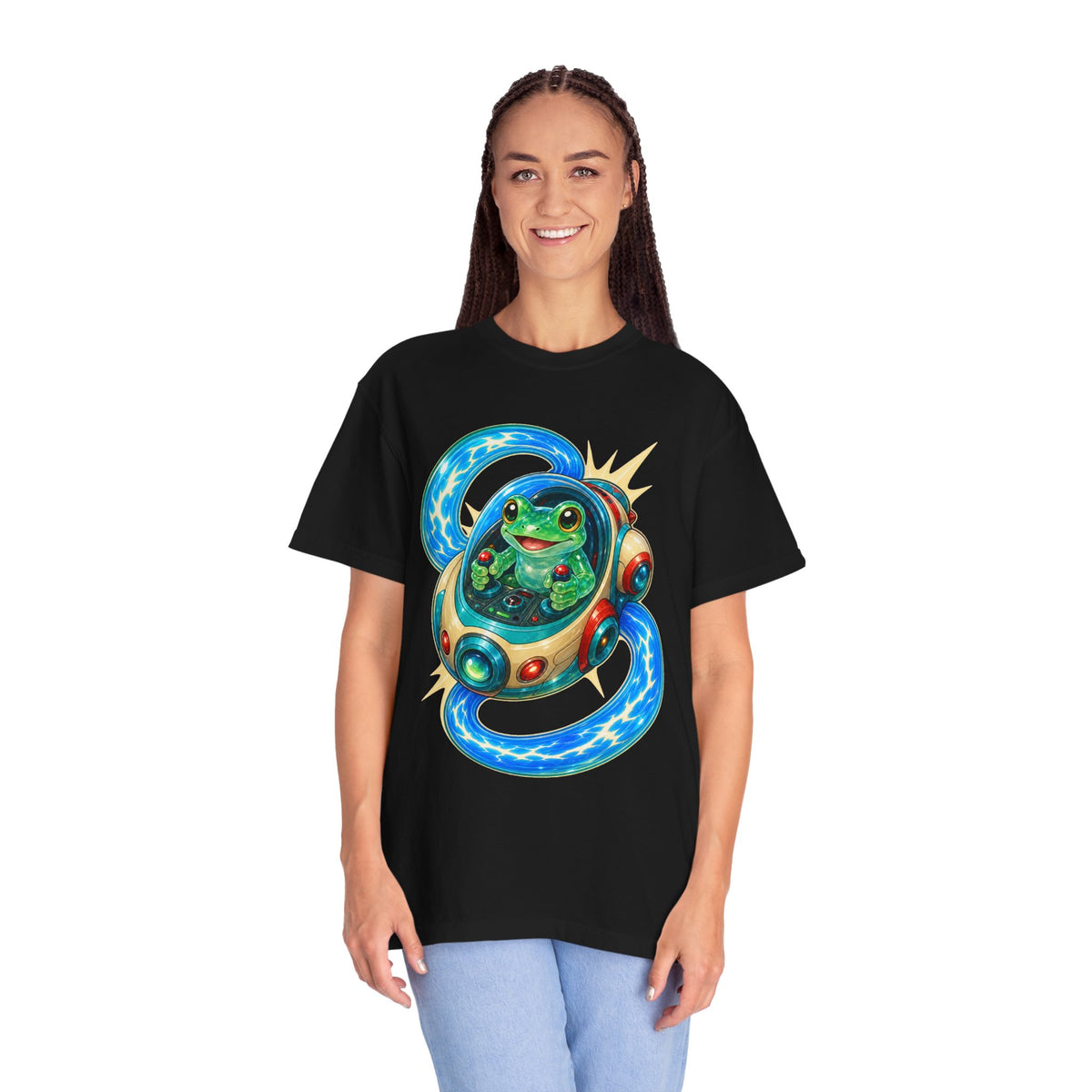 Gummy Glass Frog Arcade Pilot Graphic Tee