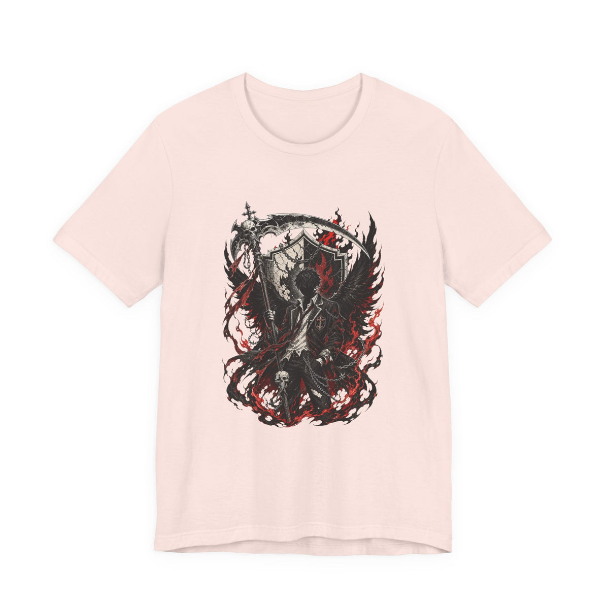Black Flame Academy Reaper T-Shirt Graphic