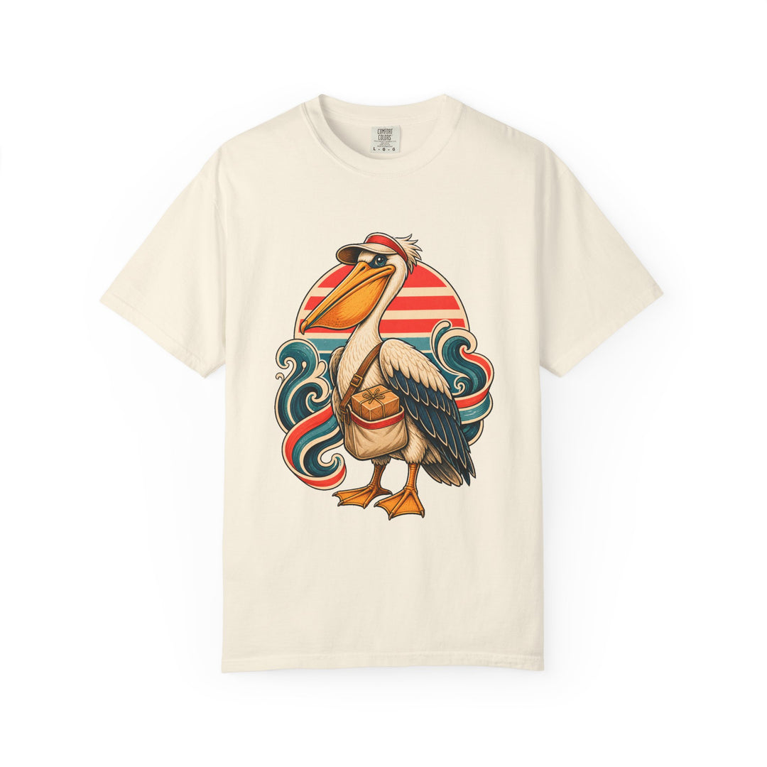 Deck Chair Stripe Pelican Courier T-Shirt Graphic