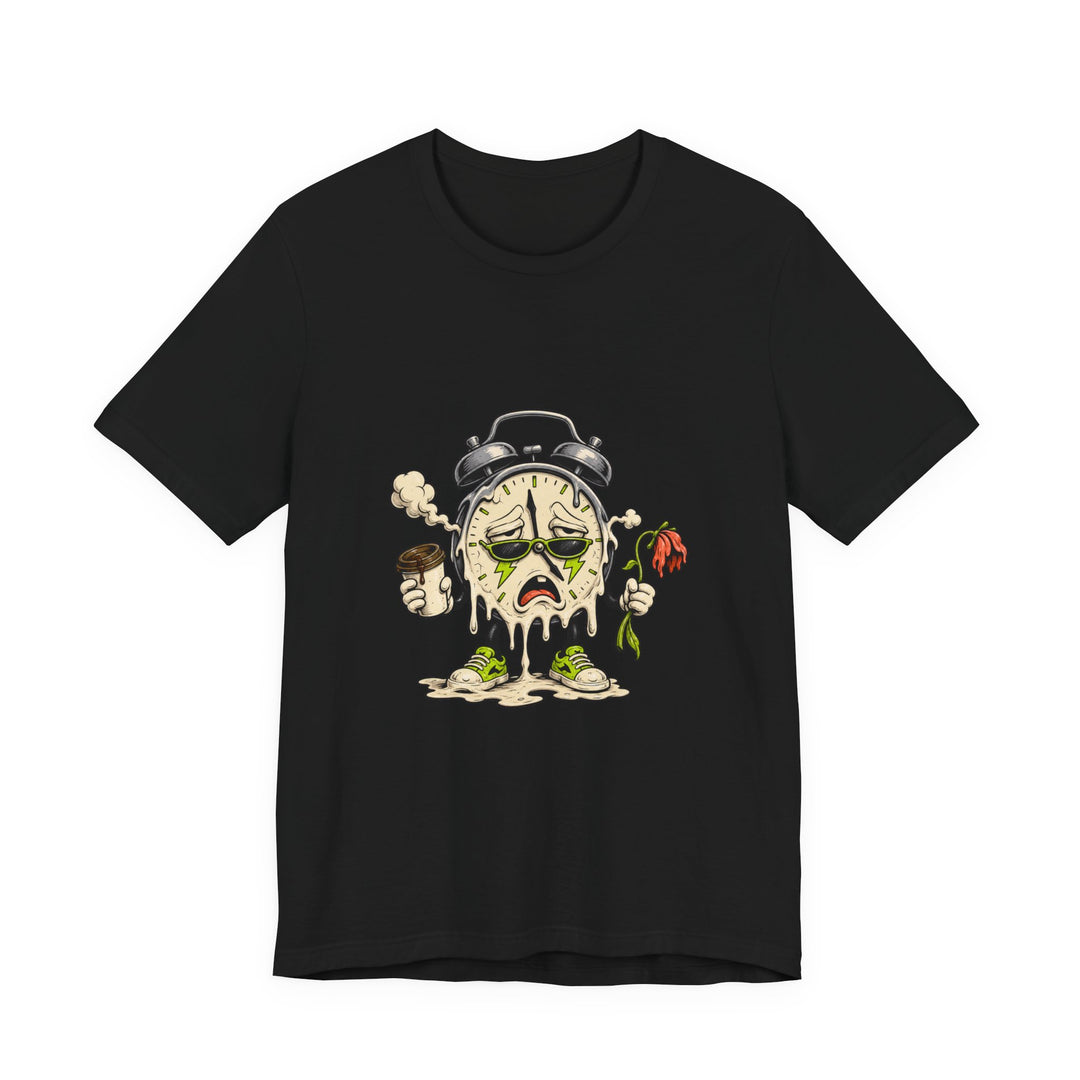Burnout Clock Mascot T-Shirt Graphic
