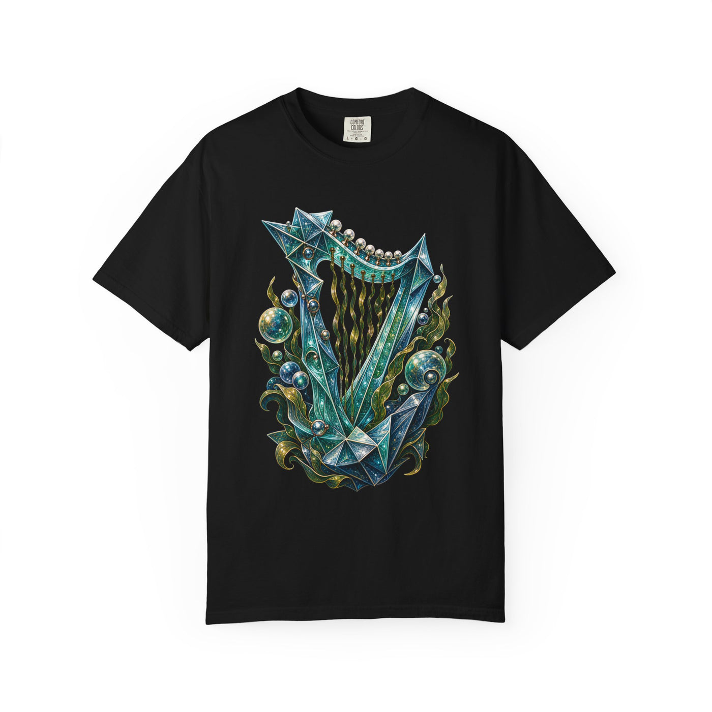 Aliencore Glass Origami Kelp Harp T-Shirt Graphic