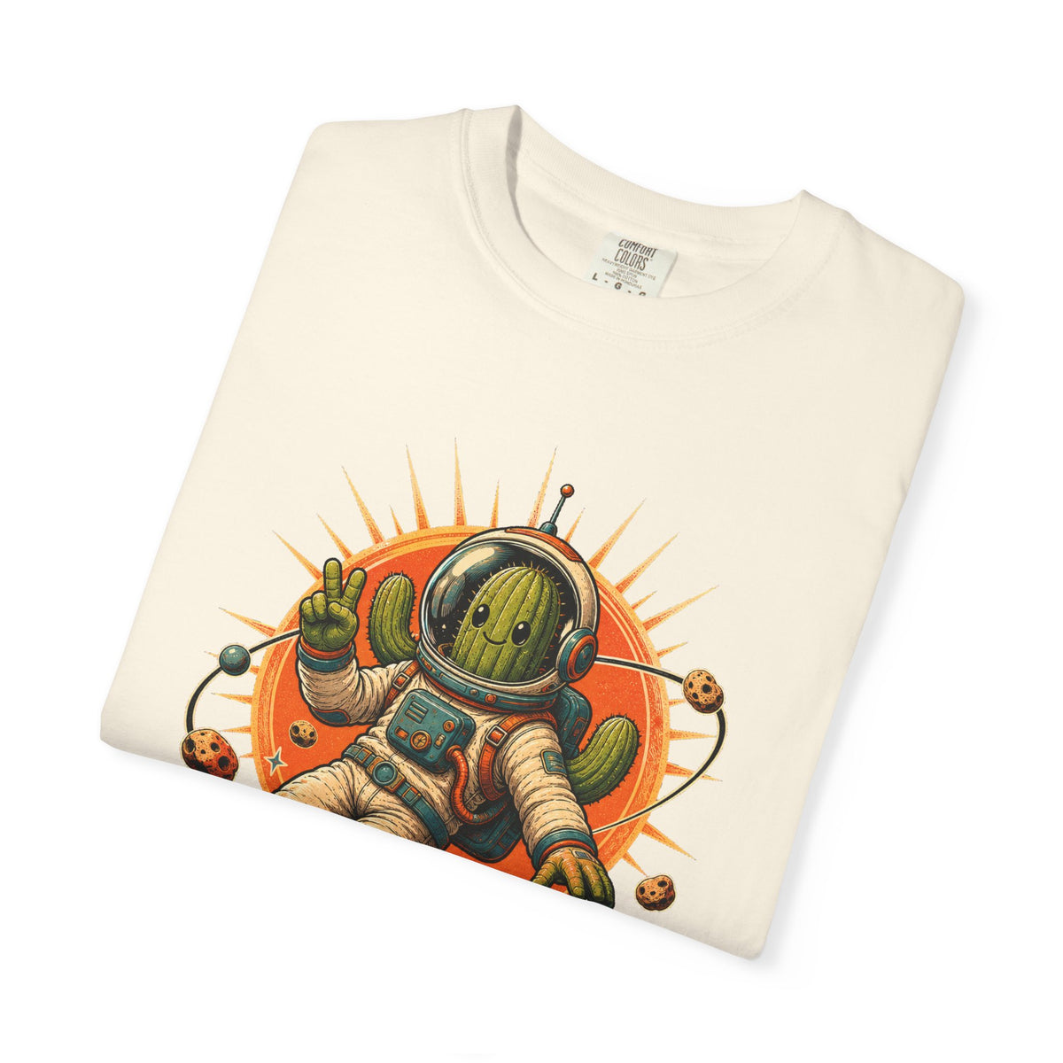 Retro-Future Cactus Astronaut Graphic Tee