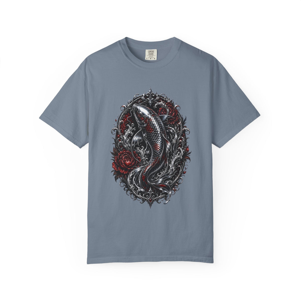 Gothic Chrome Koi Graphic Tee