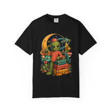 Alien Cactus Bellhop Retro T-Shirt Graphic